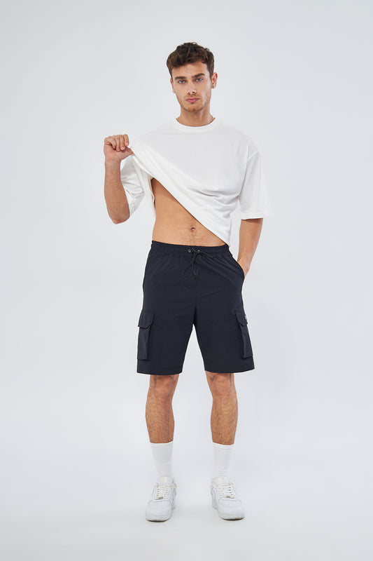Mesfeno Men's Shorts Lycra Stretch Parachute Fabric