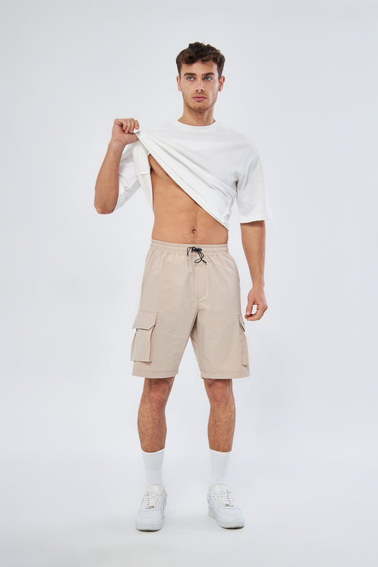 Mesfeno Men's Shorts Lycra Stretch Parachute Fabric