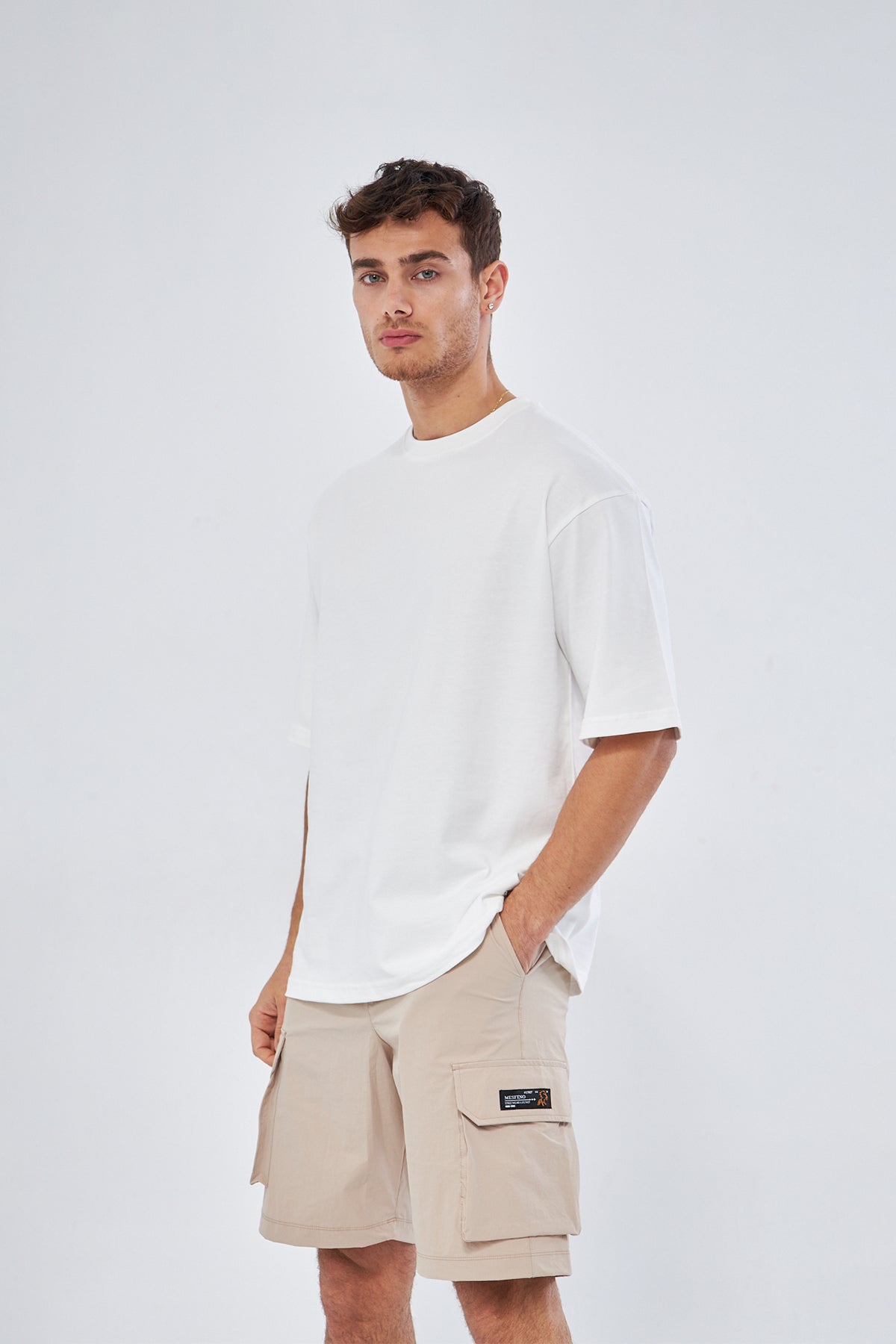 Mesfeno Men's Shorts Lycra Stretch Parachute Fabric
