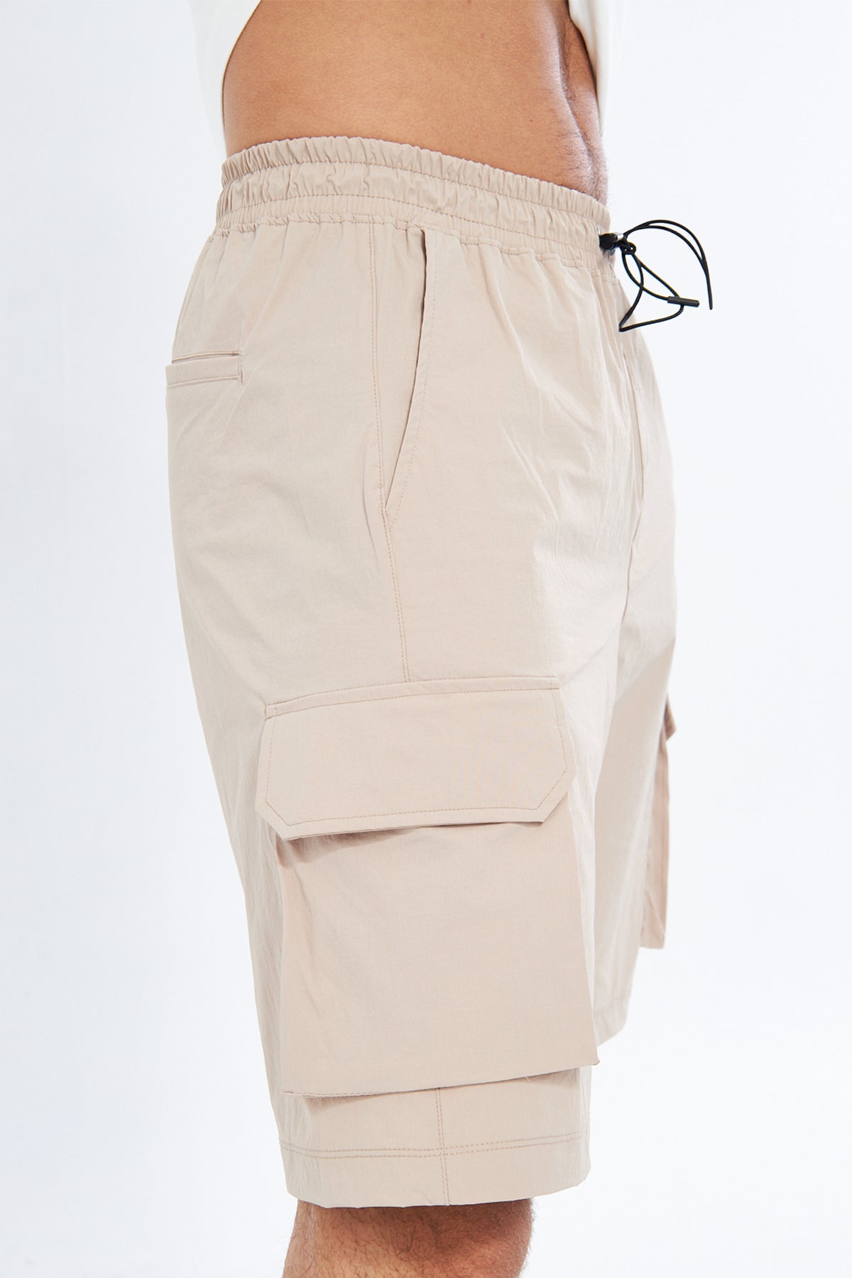 Mesfeno Men's Shorts Lycra Stretch Parachute Fabric