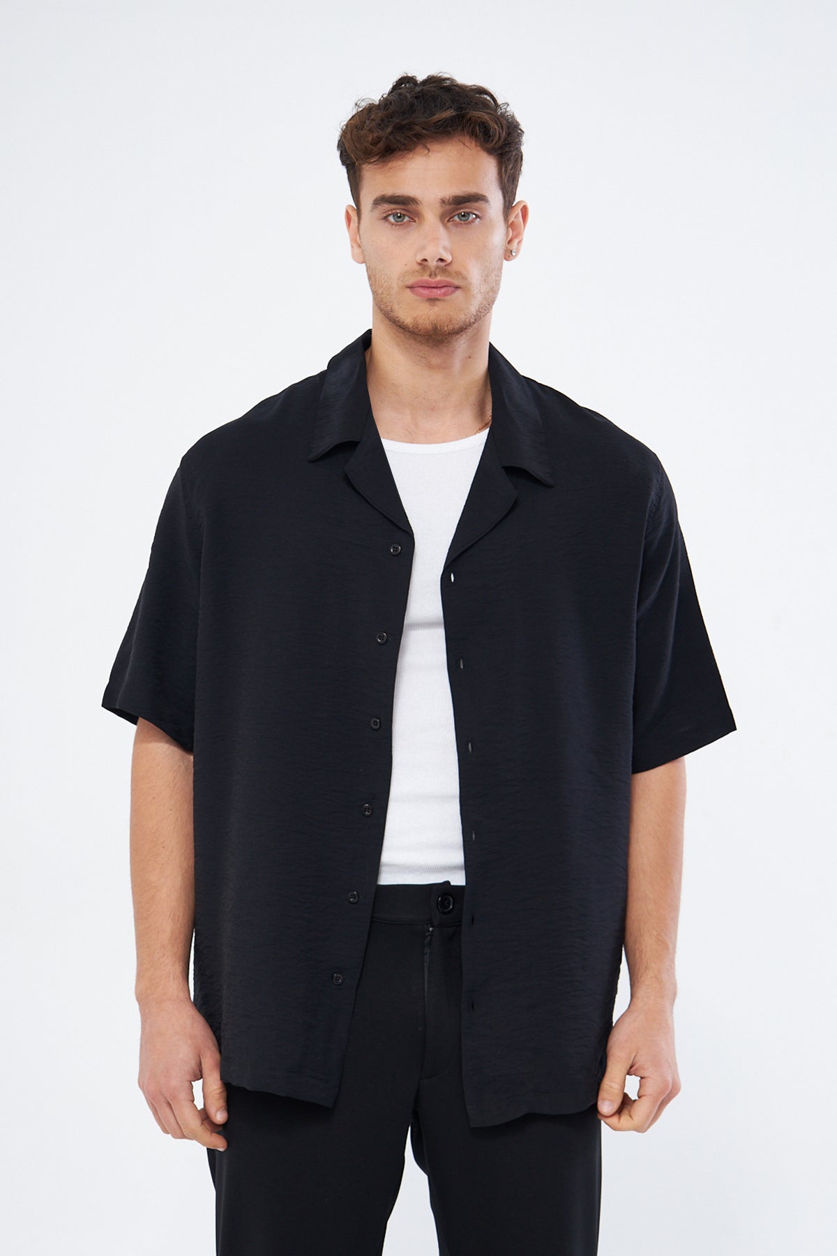 Mesfeno Black Printed Shirt