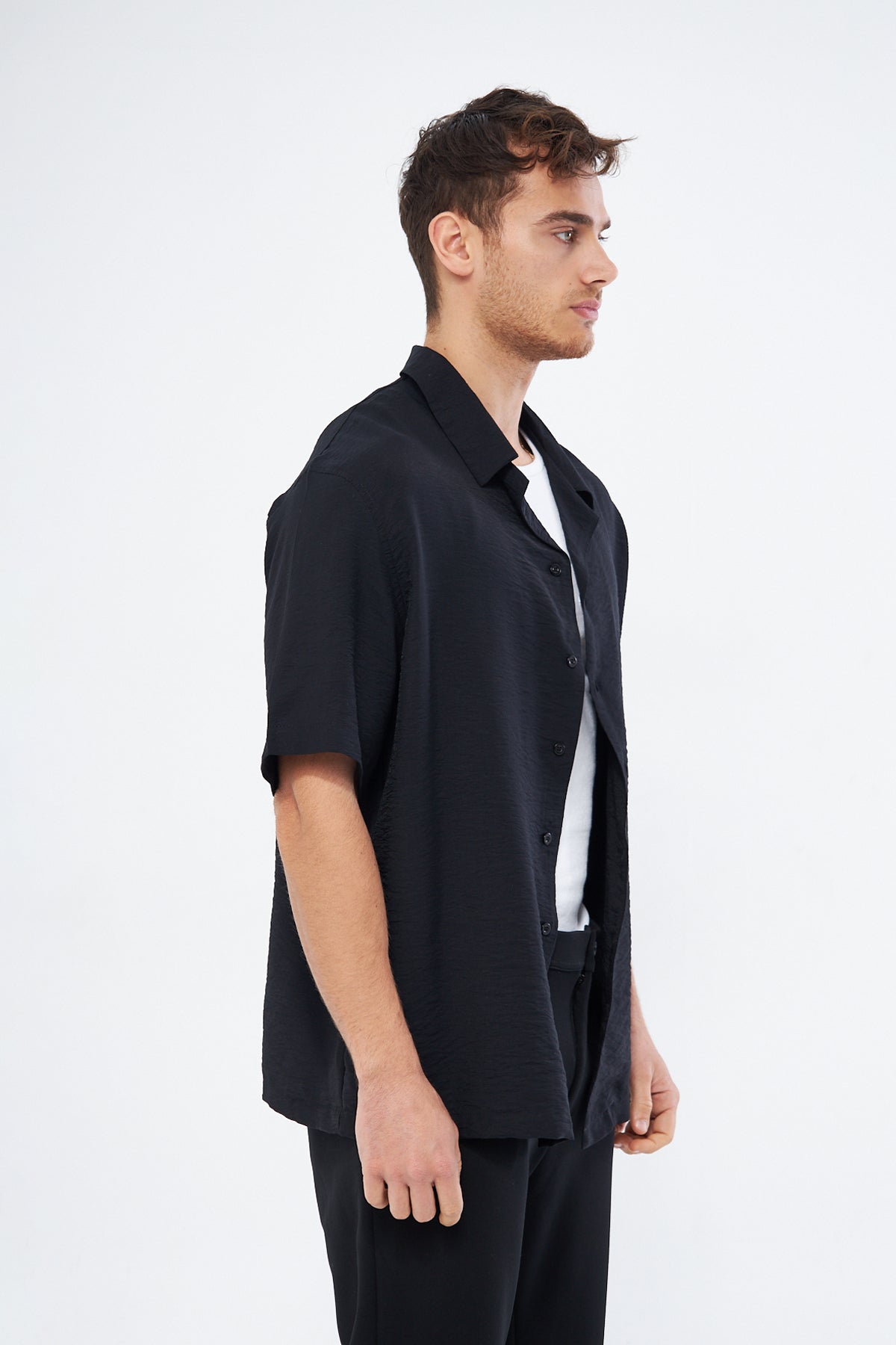 Mesfeno Black Printed Shirt