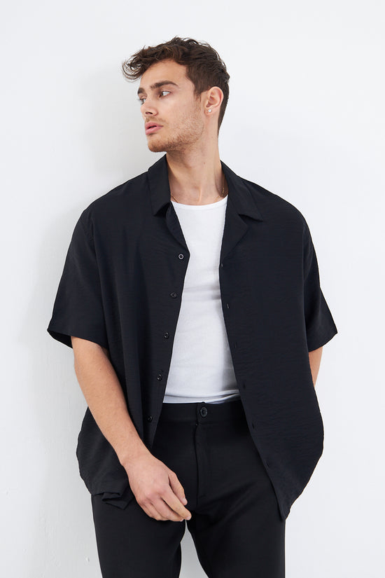 Mesfeno Black Printed Shirt