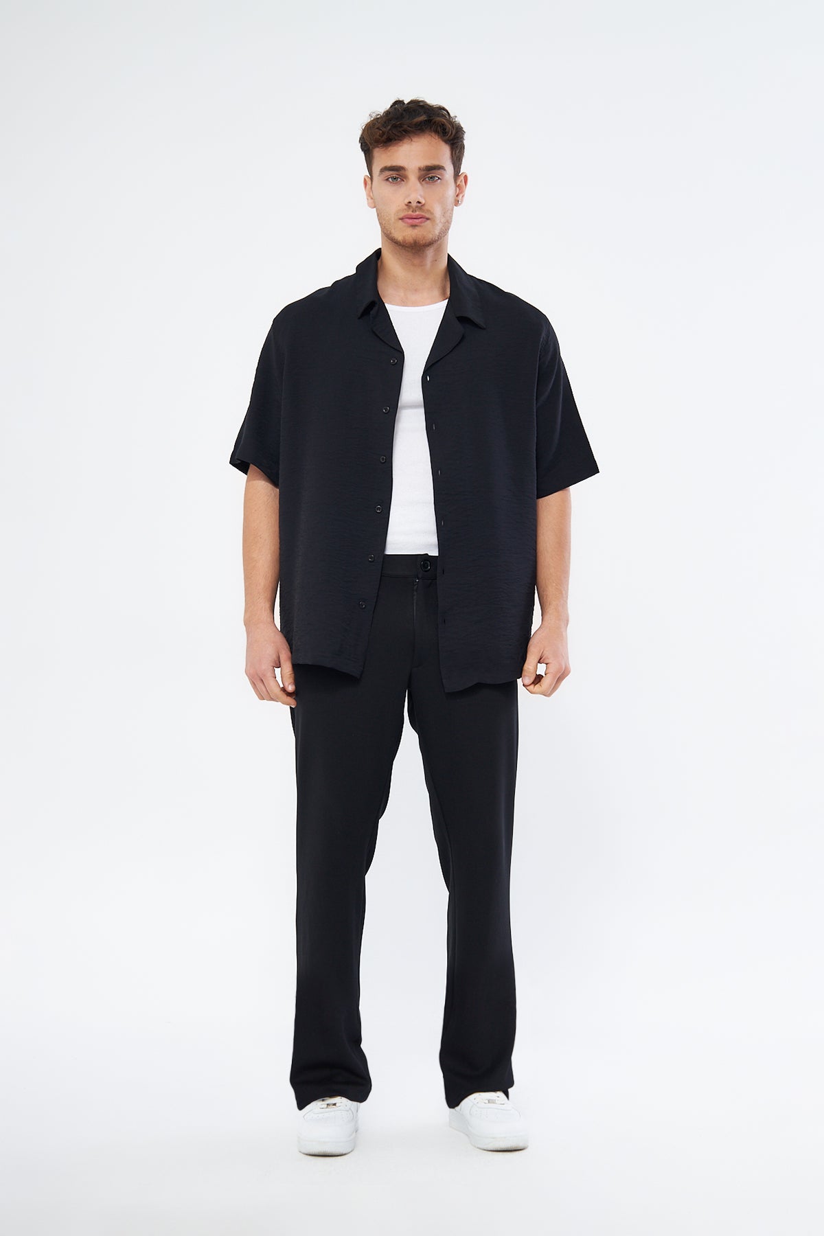 Mesfeno Black Printed Shirt