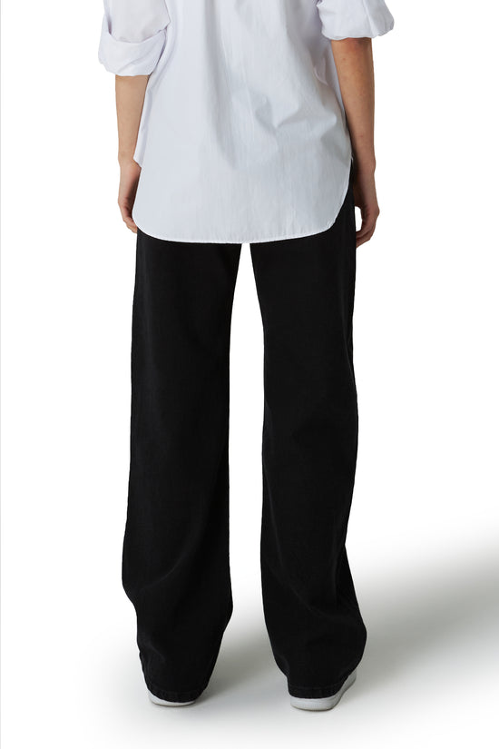 Mesfeno Palazzo Women's Pants Denim Fabri