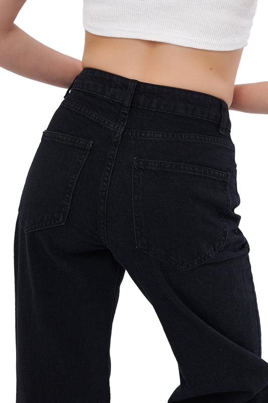Mesfeno Palazzo Women's Pants Denim Fabri