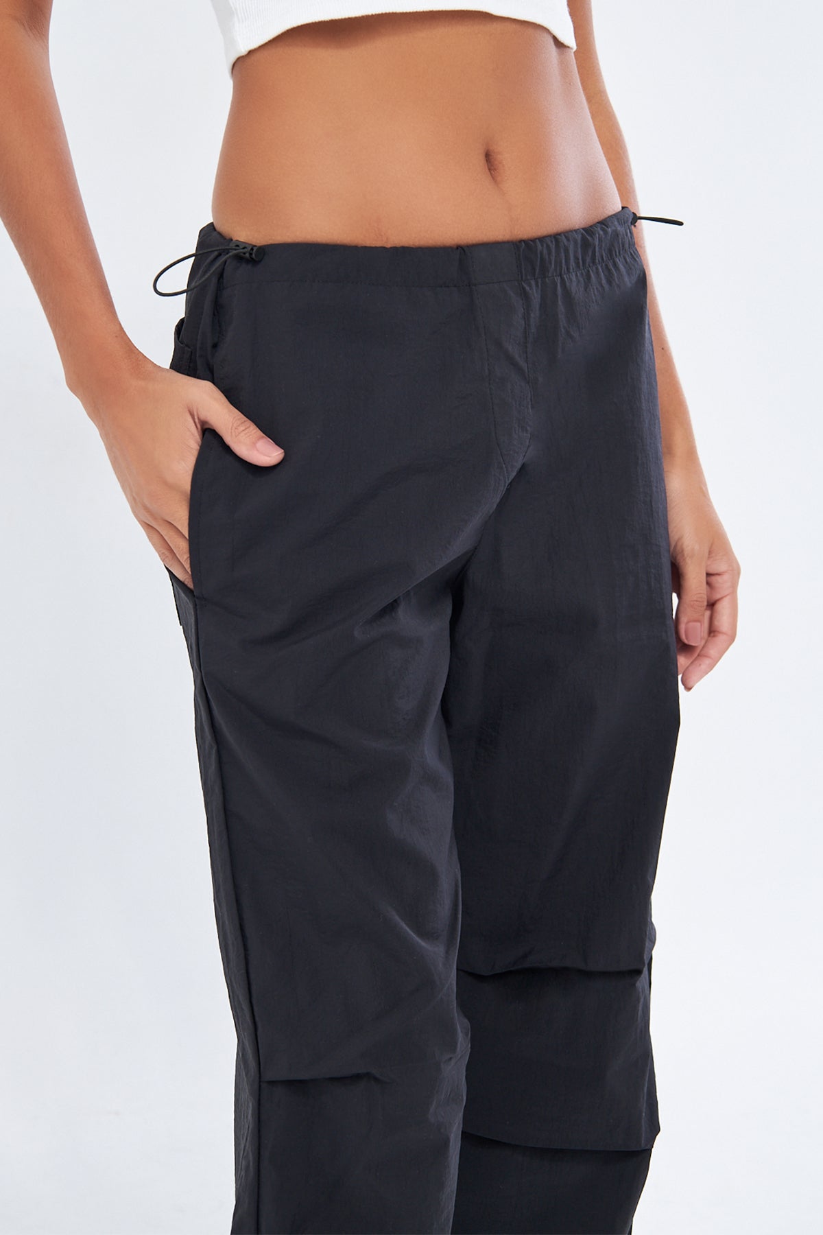 Mesfeno Women's Parachute Pants Water-Resistant Fabric