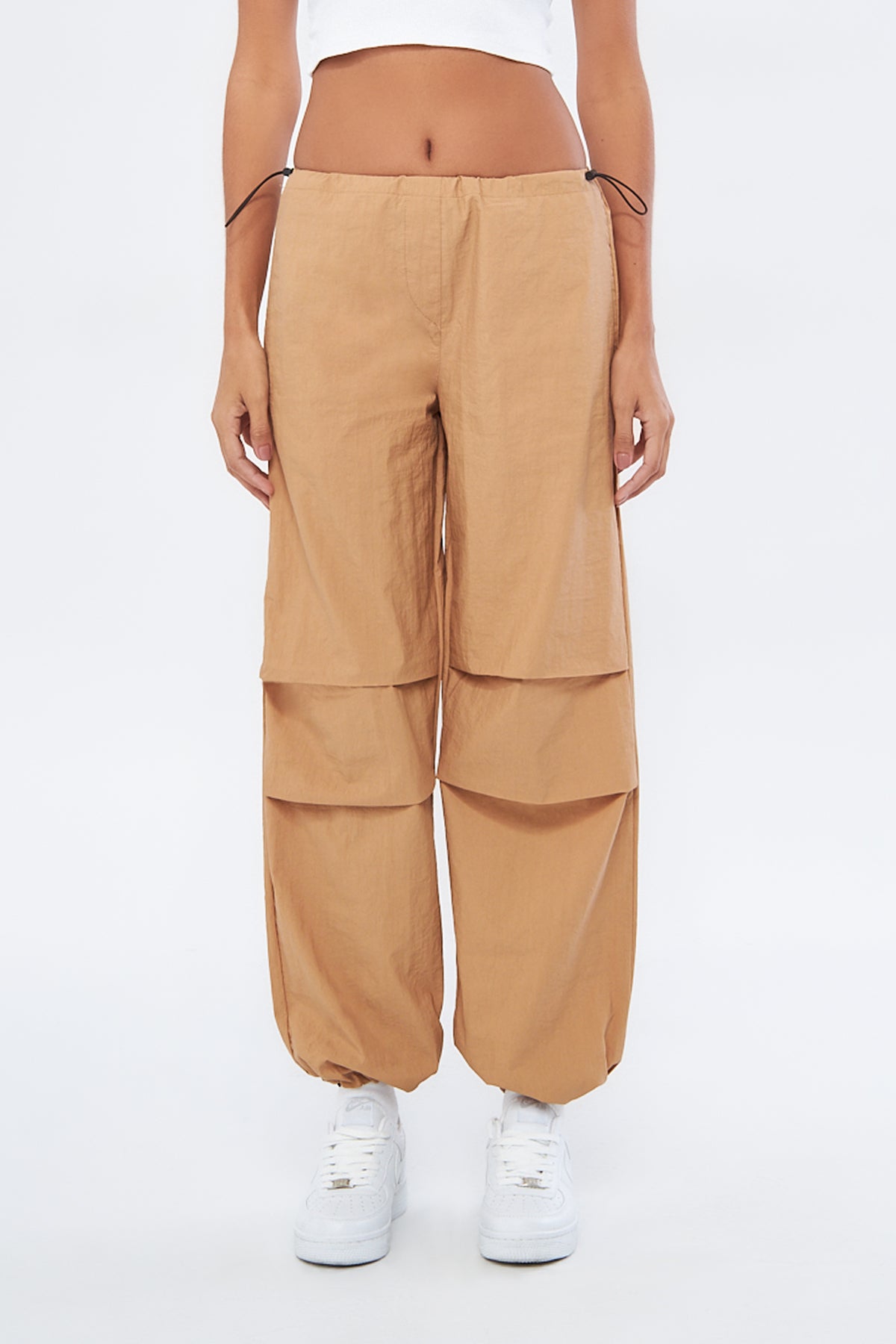 Mesfeno Women's Parachute Pants Water-Resistant Fabric