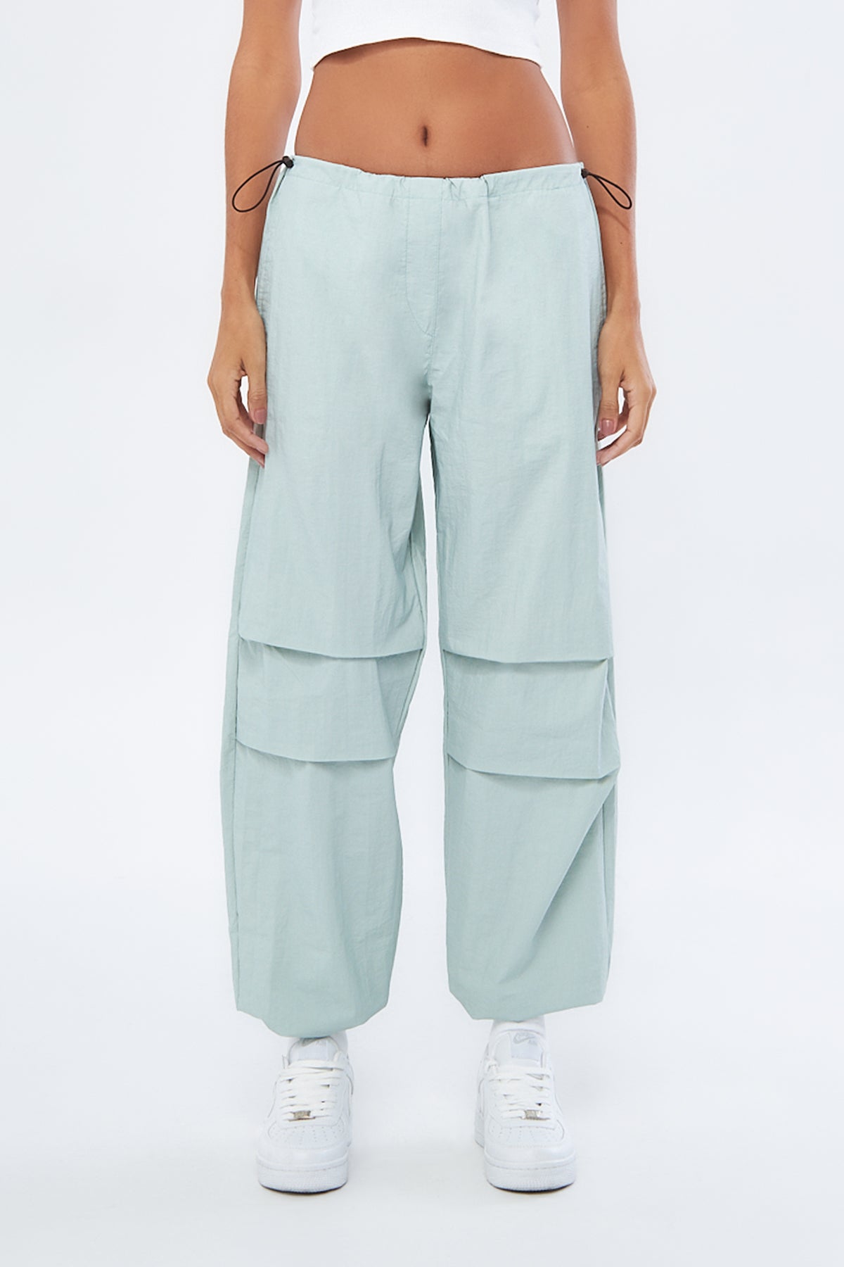 Mesfeno Women's Parachute Pants Water-Resistant Fabric