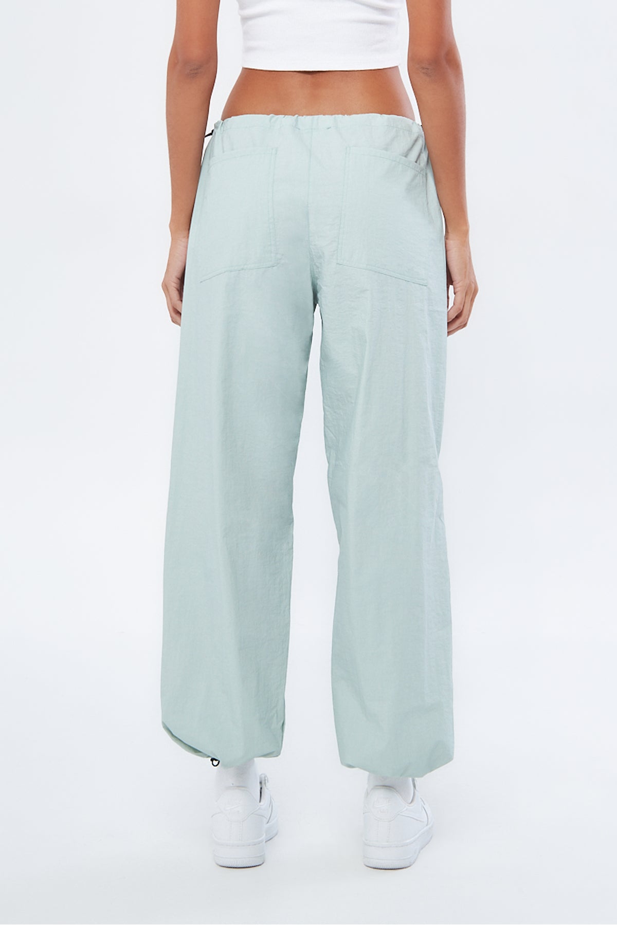 Mesfeno Women's Parachute Pants Water-Resistant Fabric