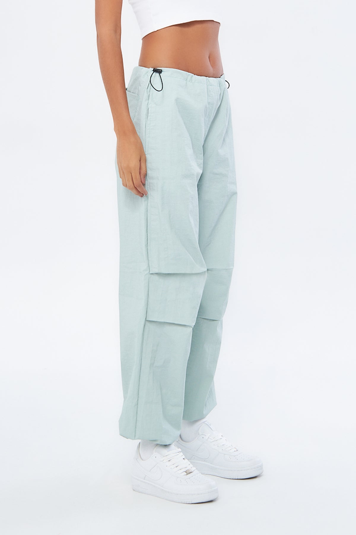 Mesfeno Women's Parachute Pants Water-Resistant Fabric