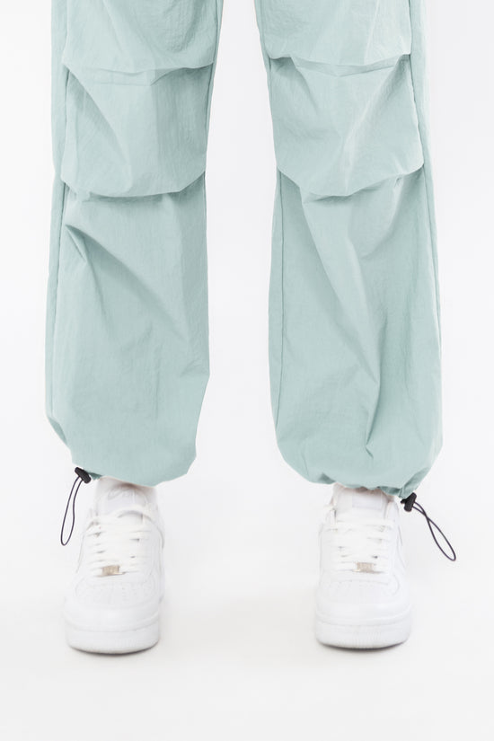 Mesfeno Women's Parachute Pants Water-Resistant Fabric