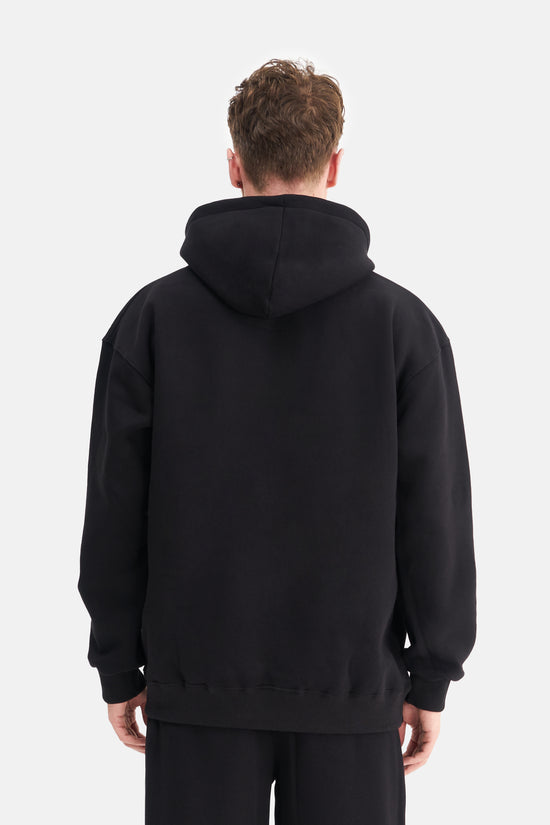 Mesfeno Men's Oversized Washed Fleece 3-Thread Hoodie