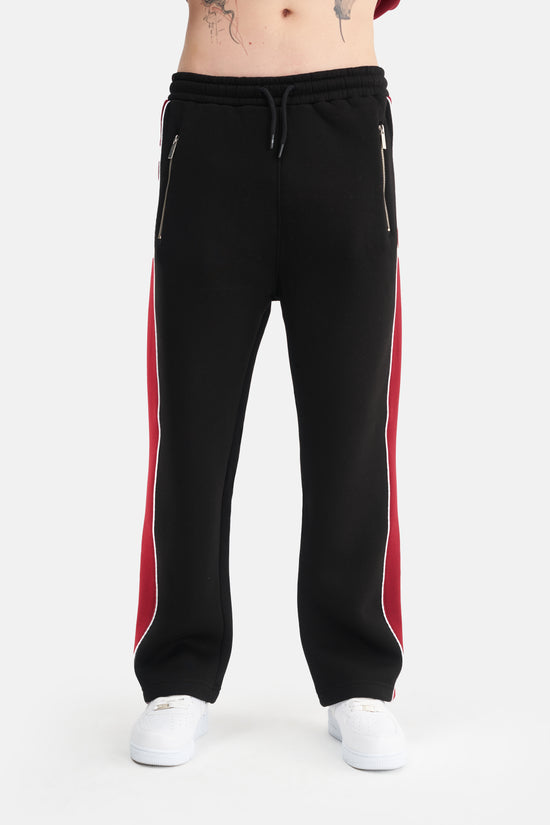 Mesfeno Men's Side Stripe Detail Baggy Pants