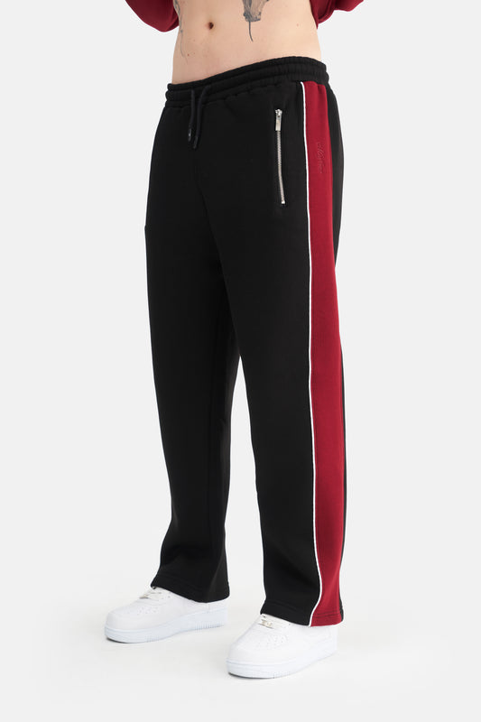 Mesfeno Men's Side Stripe Detail Baggy Pants