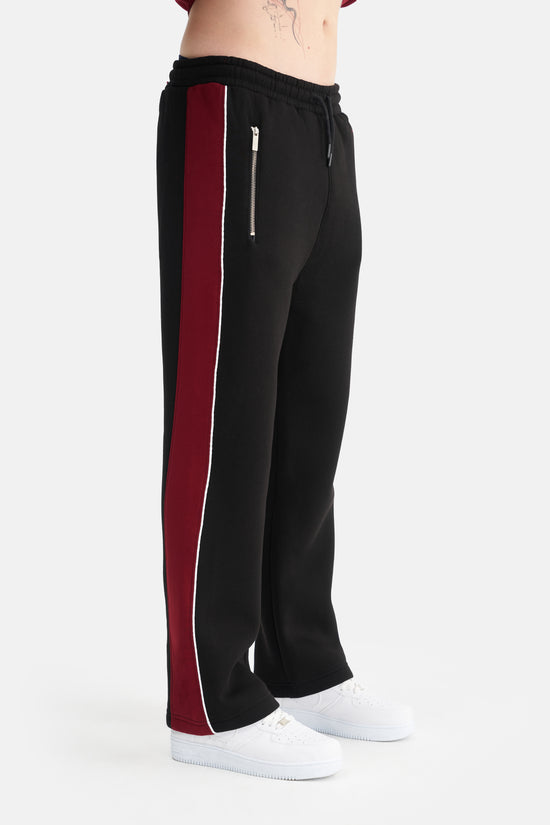 Mesfeno Men's Side Stripe Detail Baggy Pants