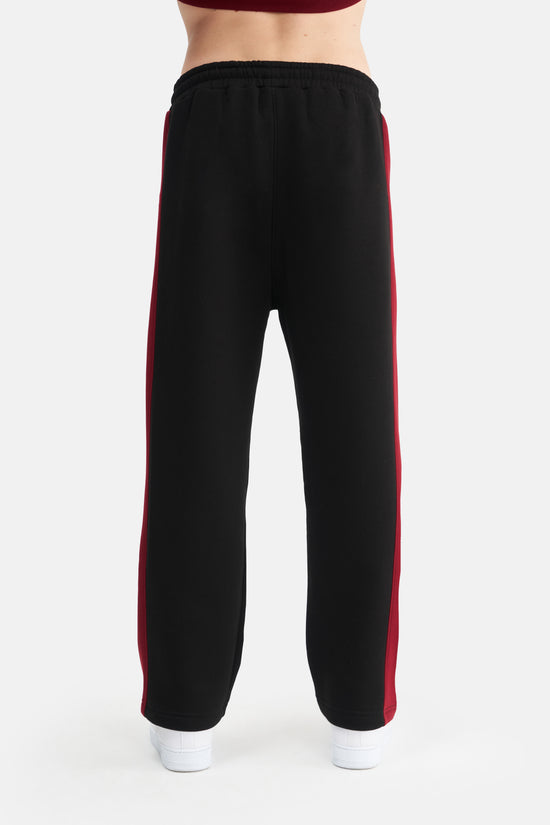 Mesfeno Men's Side Stripe Detail Baggy Pants