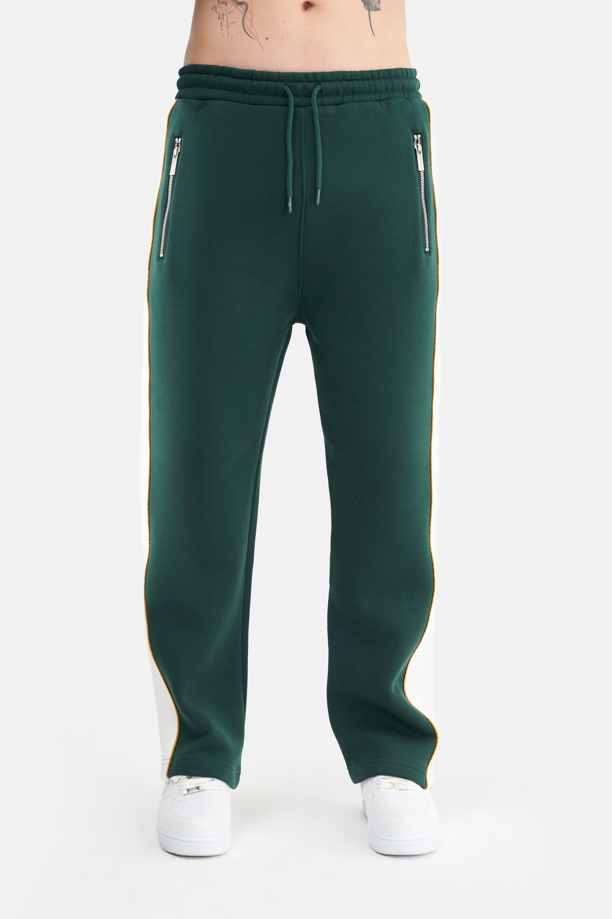 Mesfeno Men's Side Stripe Detail Baggy Pants