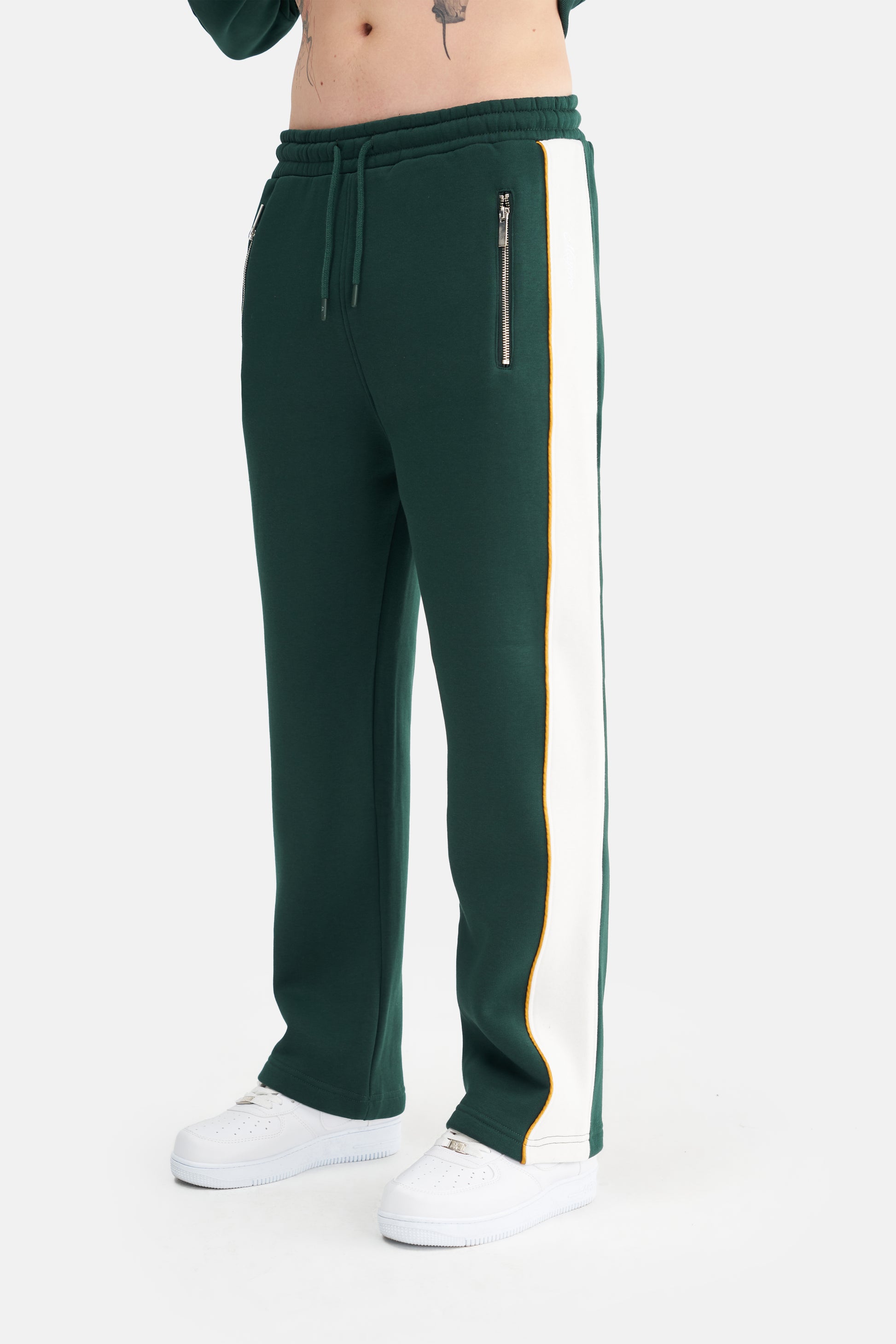 Mesfeno Men's Side Stripe Detail Baggy Pants