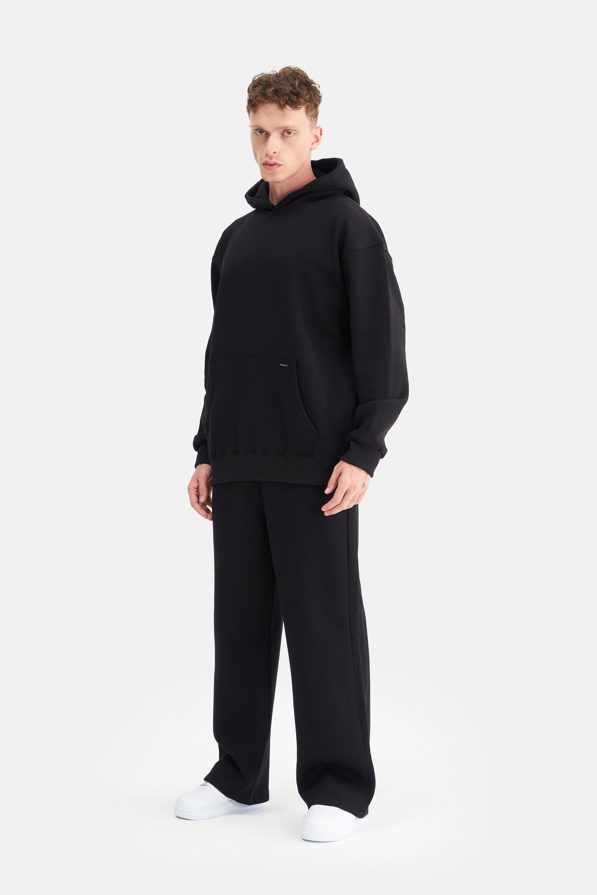 Mesfeno Men’s Elastic Waist Jogger Basic Baggy Pants