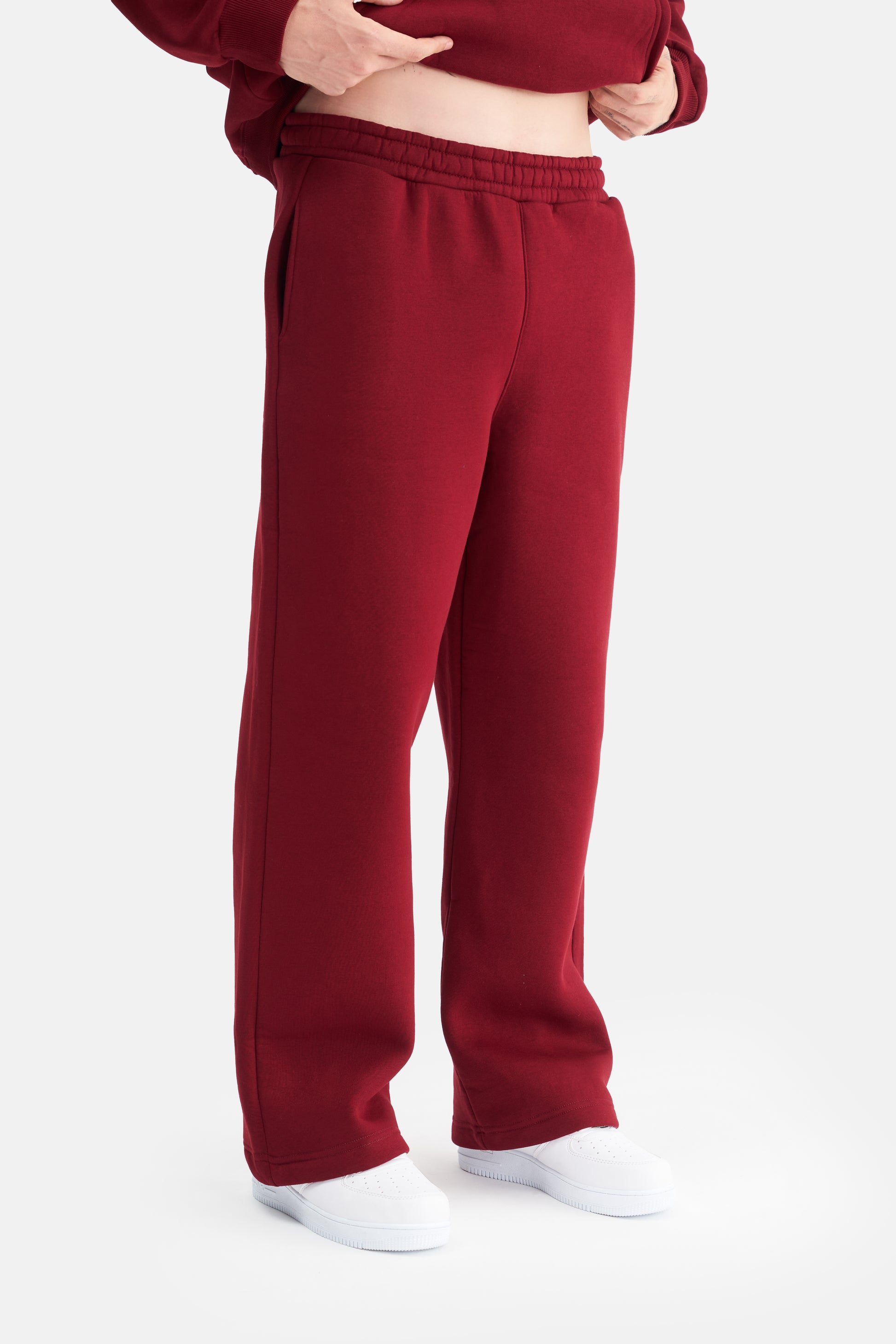 Mesfeno Men’s Elastic Waist Jogger Basic Baggy Pants