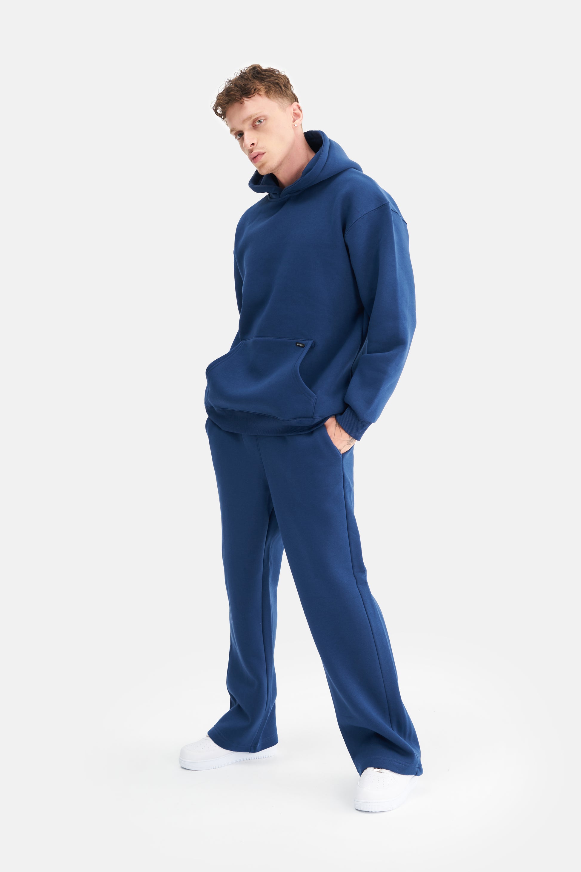 Mesfeno Men’s Elastic Waist Jogger Basic Baggy Pants