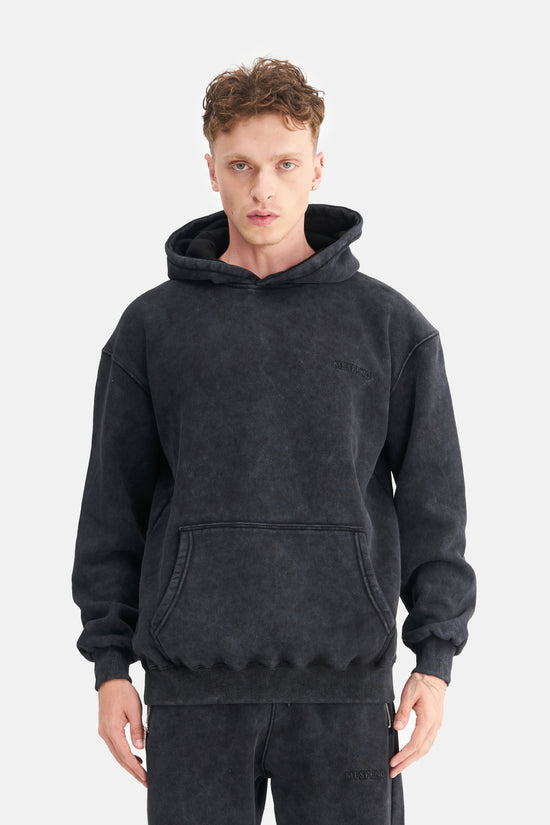 Mesfeno Men's Oversized Washed Embroidered Sweatshirt