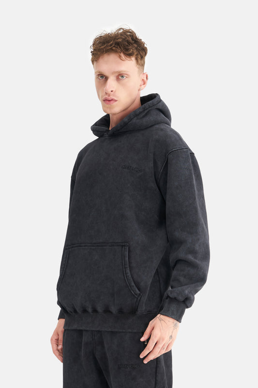 Mesfeno Men's Oversized Washed Embroidered Sweatshirt
