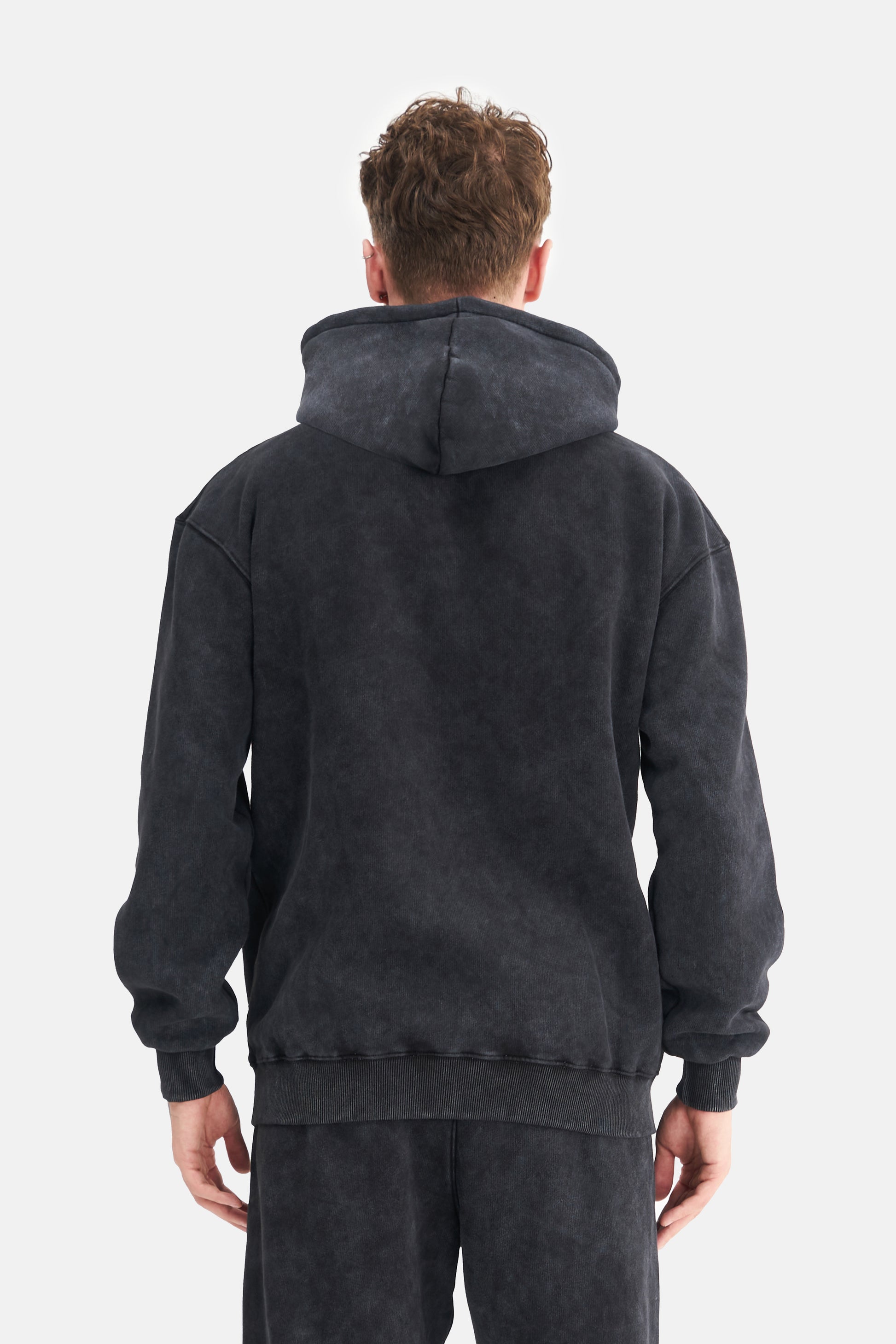 Mesfeno Men's Oversized Washed Embroidered Sweatshirt