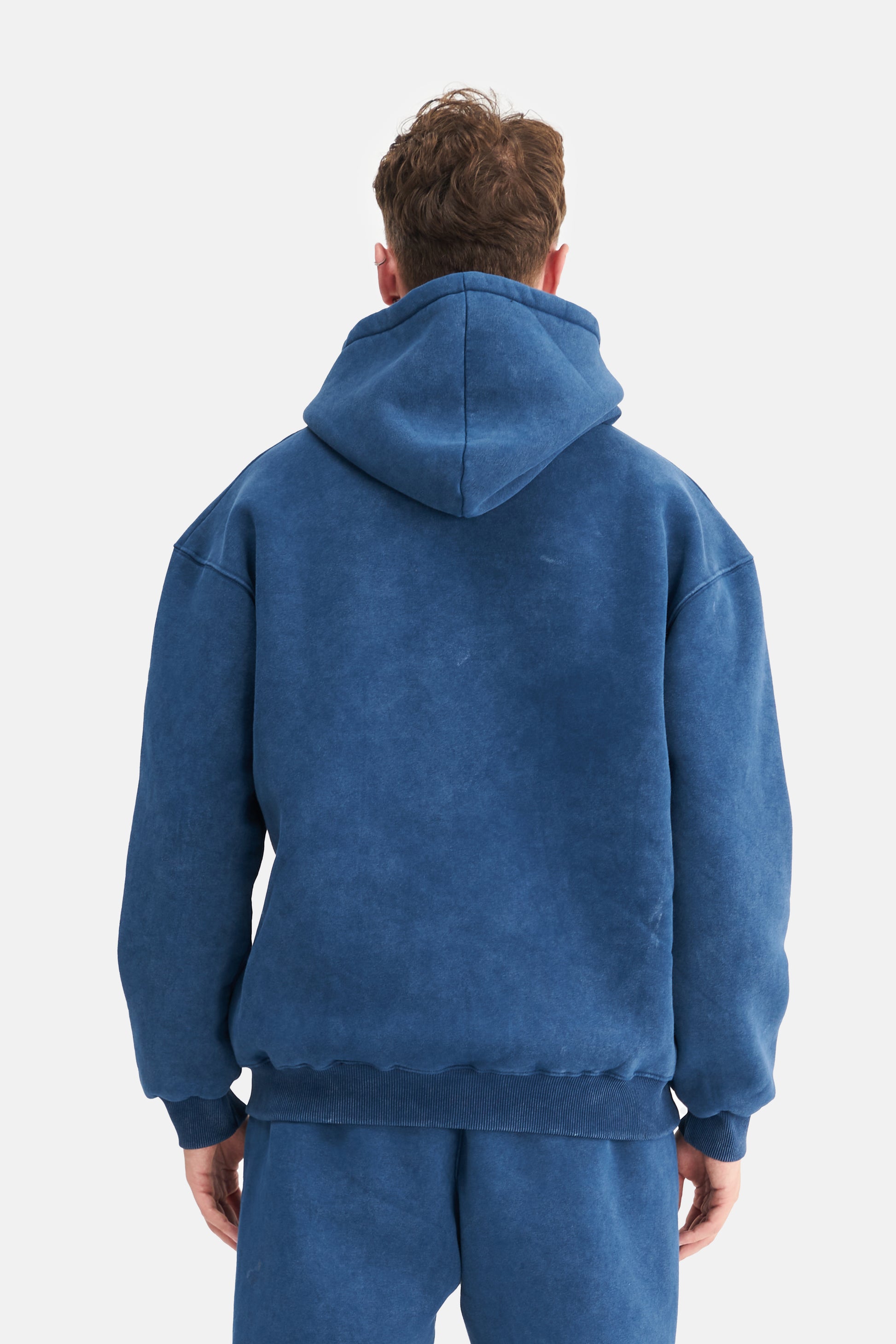 Mesfeno Men's Oversized Washed Embroidered Sweatshirt