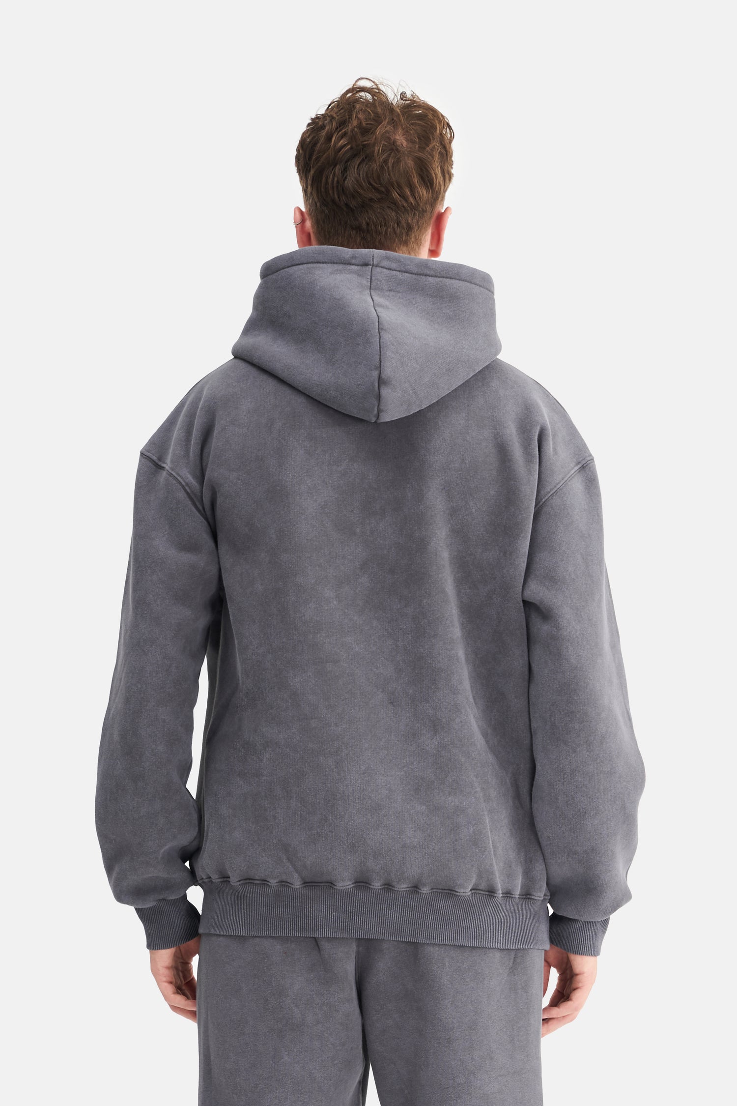 Mesfeno Men's Oversized Washed Embroidered Sweatshirt