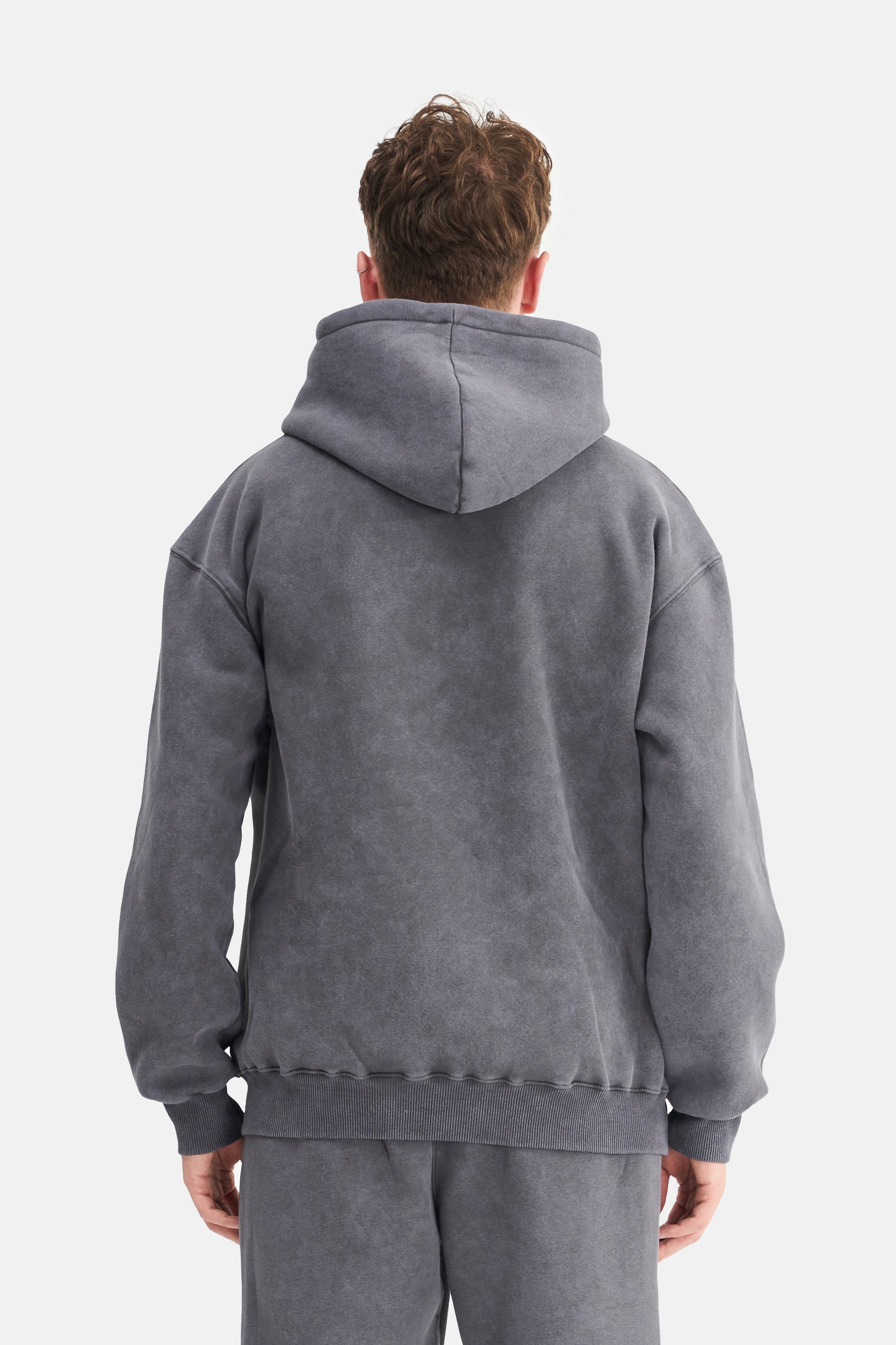 Mesfeno Men's Oversized Washed Embroidered Sweatshirt