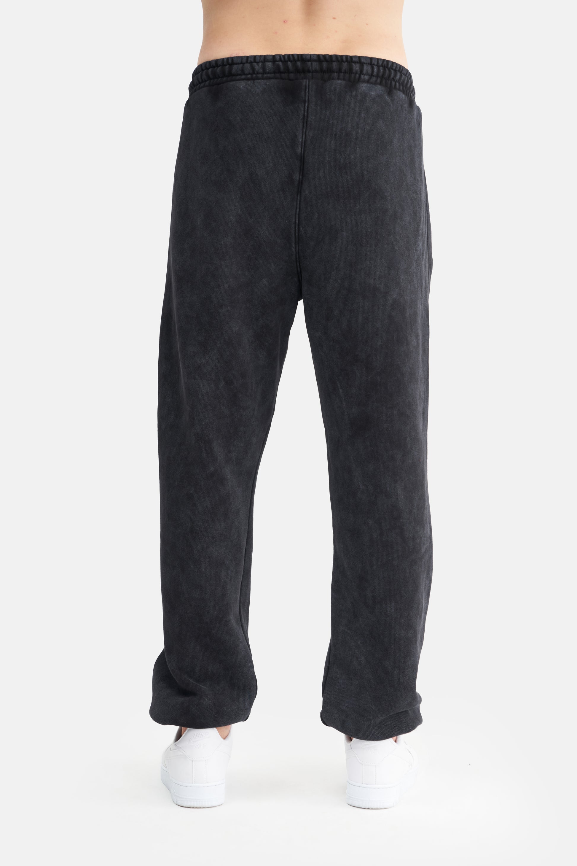 Mesfeno Men’s Elastic Waist and Cuffed Effect Washed Jogger Pants