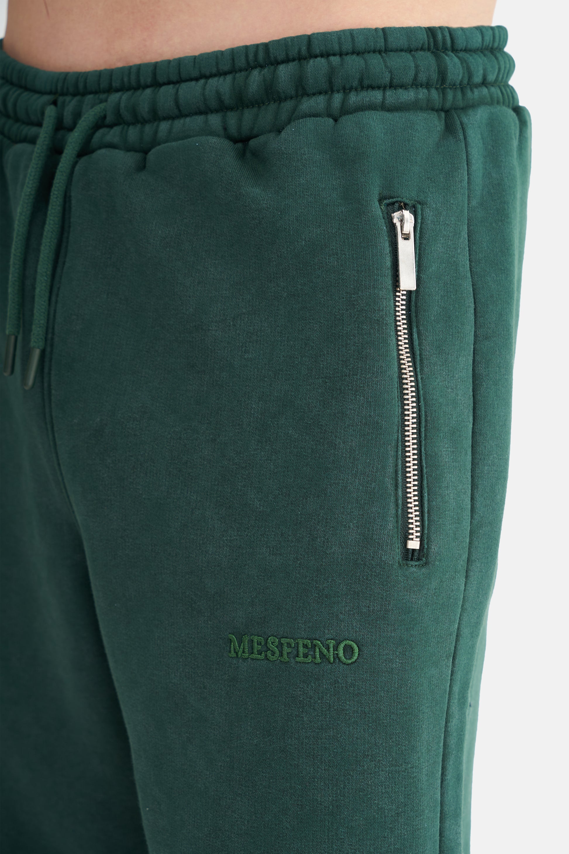 Mesfeno Men’s Elastic Waist and Cuffed Effect Washed Jogger Pants