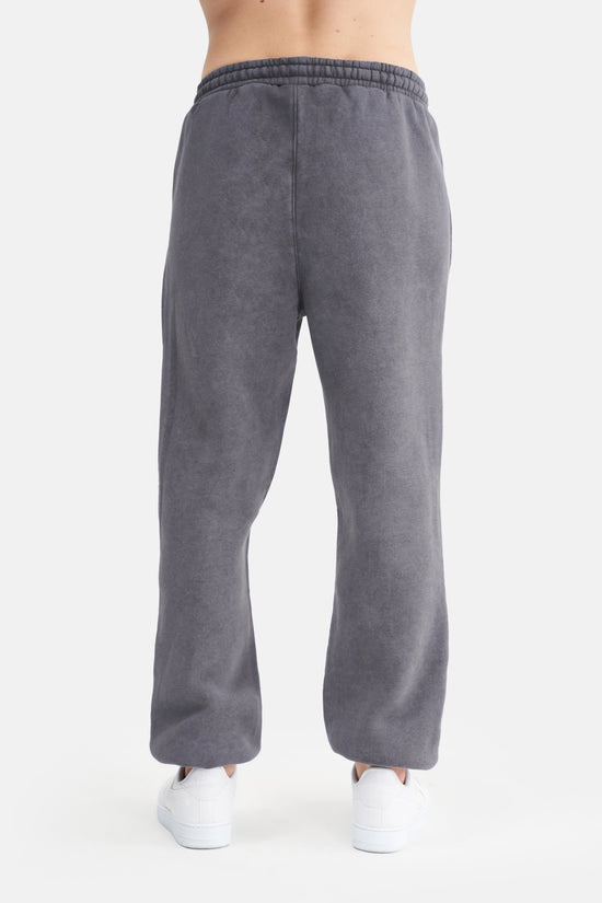 Mesfeno Men’s Elastic Waist and Cuffed Effect Washed Jogger Pants