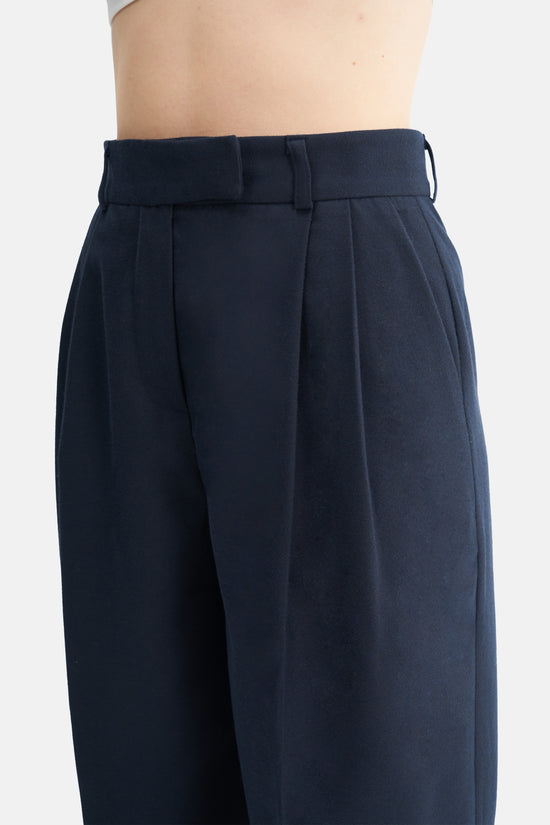 Mesfeno Women's High Waist Stretch Double Pleat Palazzo Pants