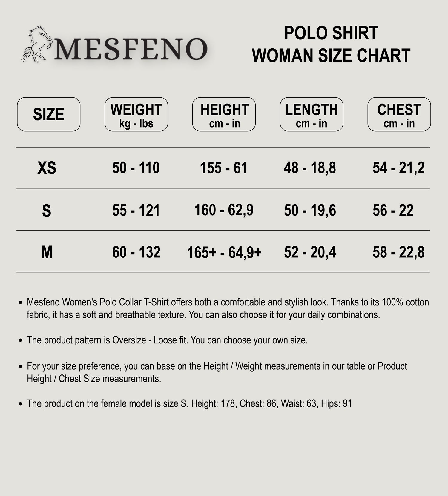 Mesfeno Women's Basic Oversize Crop Polo Collar T-Shirt
