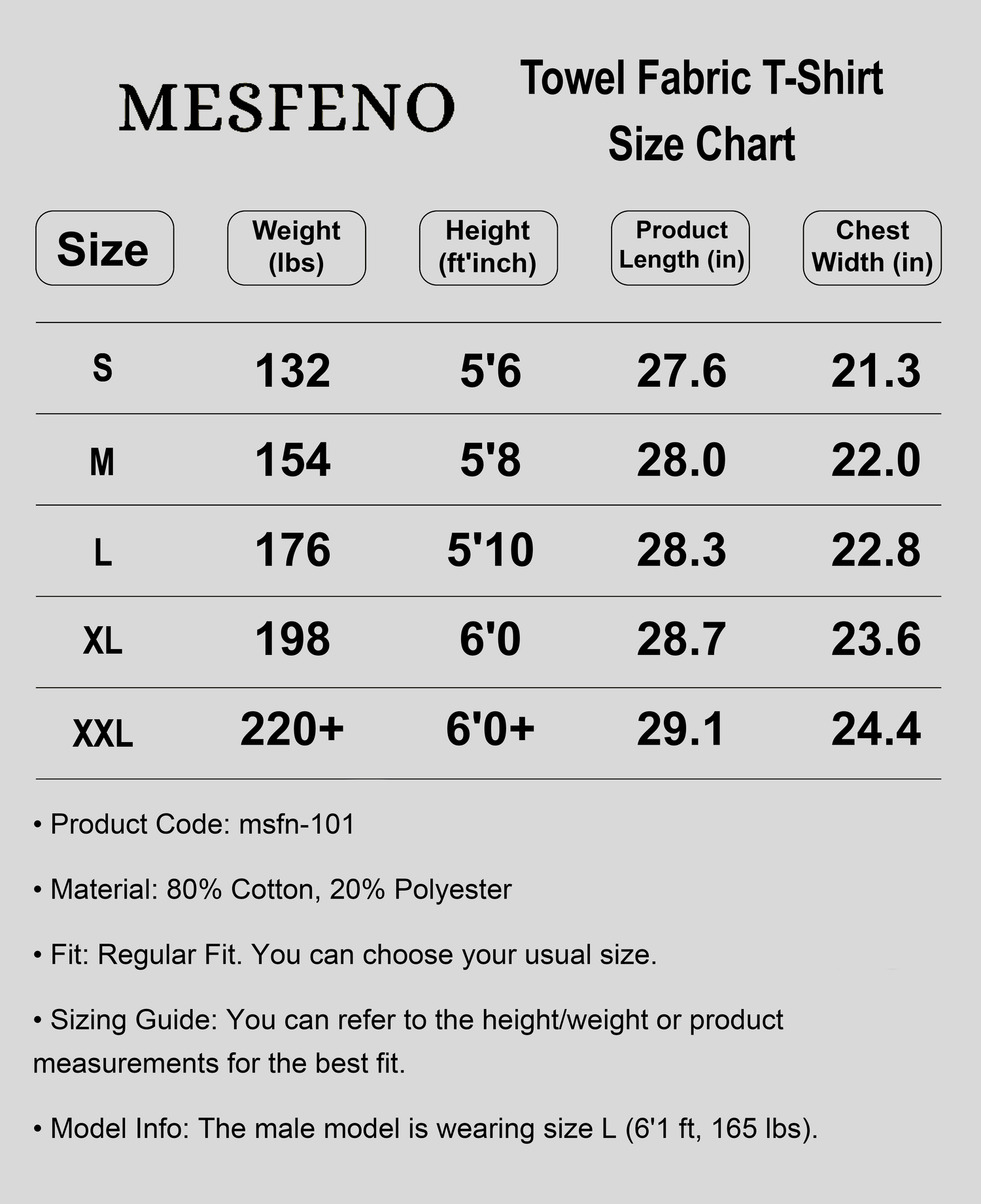 Terry Fabric Regular Fit Crew Neck T-Shirt
