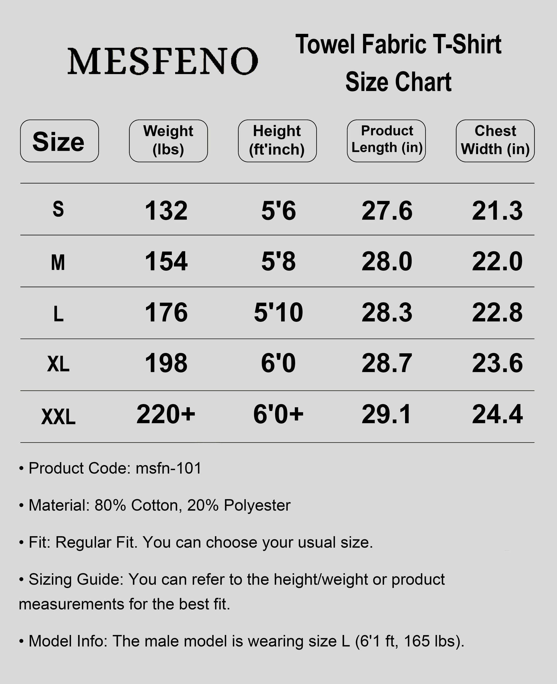 Terry Fabric Regular Fit Crew Neck T-Shirt