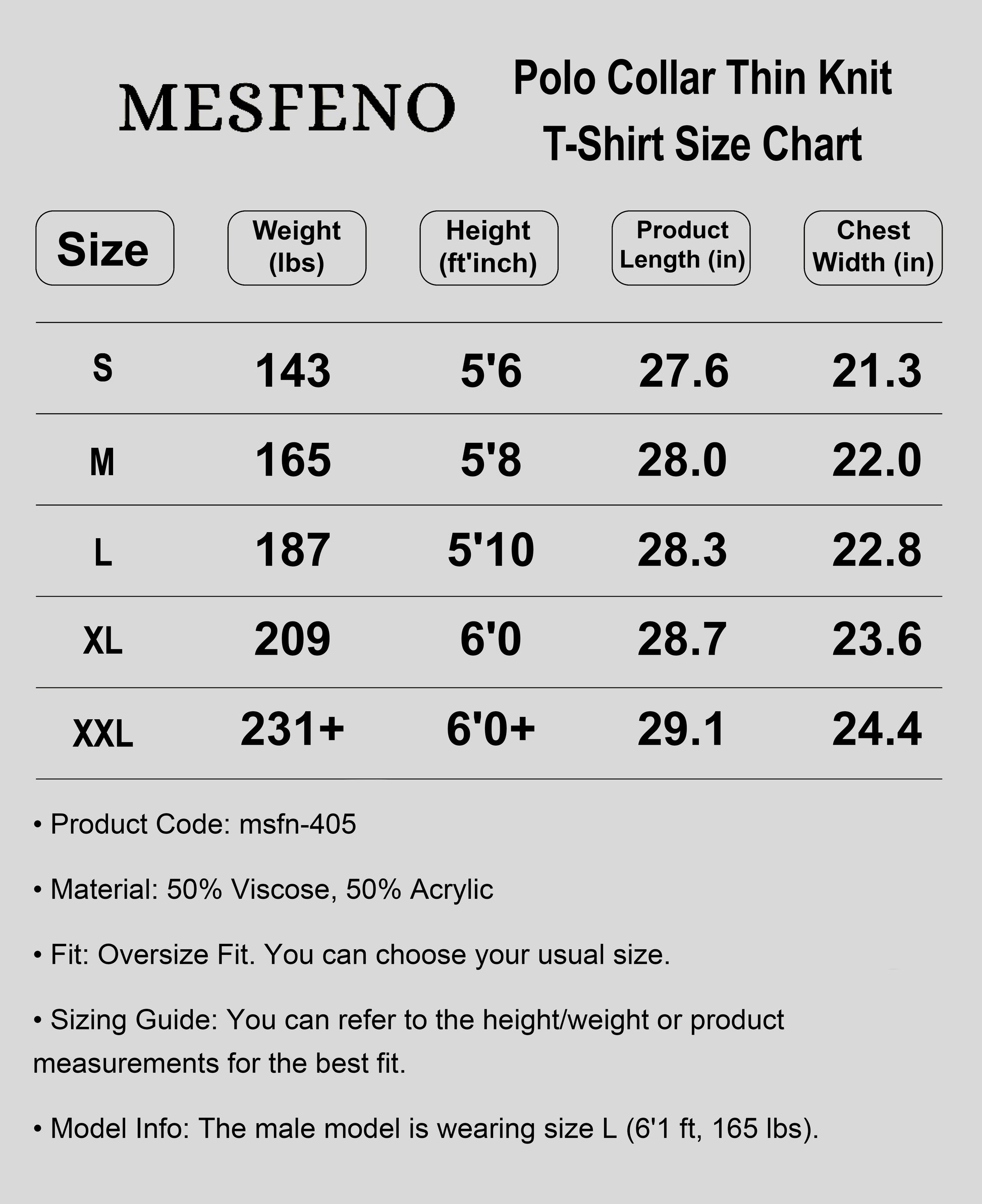 Oversize Polo Neck Lightweight Knit Men's T-Shirt