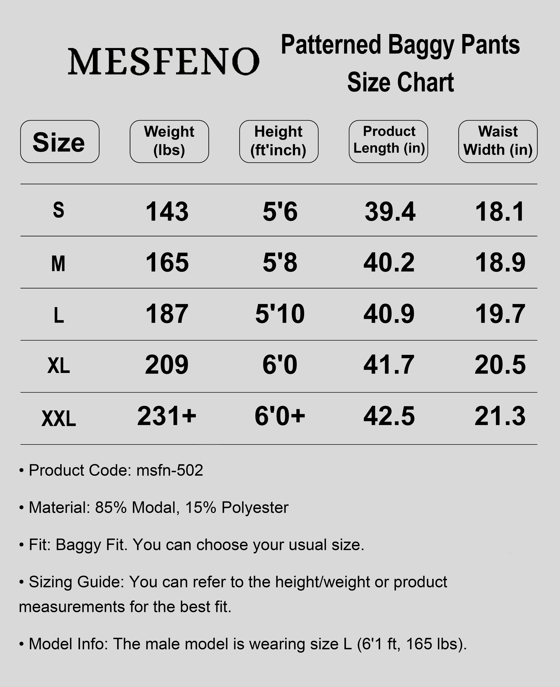 Suede Patterned Modal Baggy Men's Pants