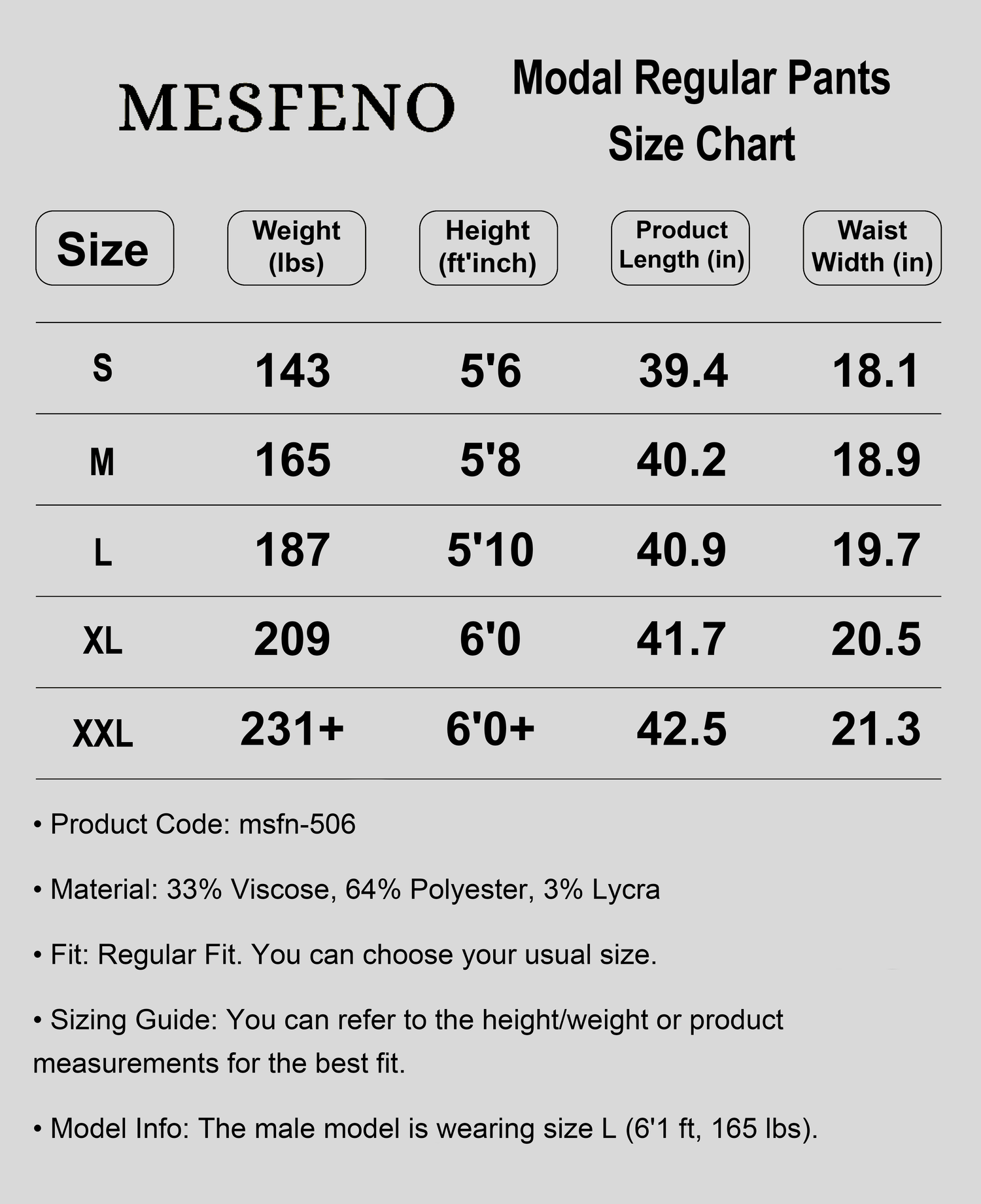 Stretch Modal Fabric Regular Fit Men's Trousers