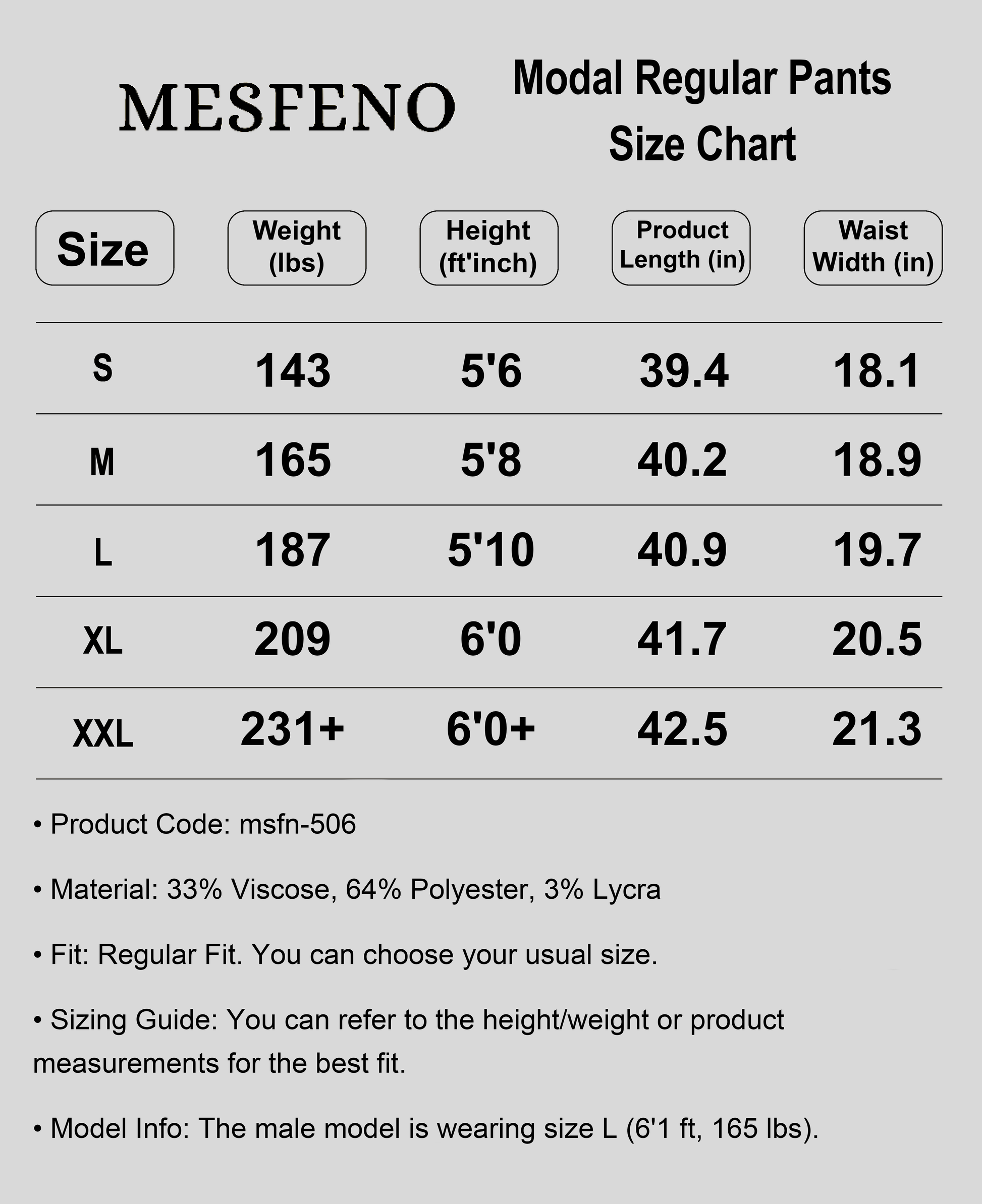 Stretch Modal Fabric Regular Fit Men's Trousers