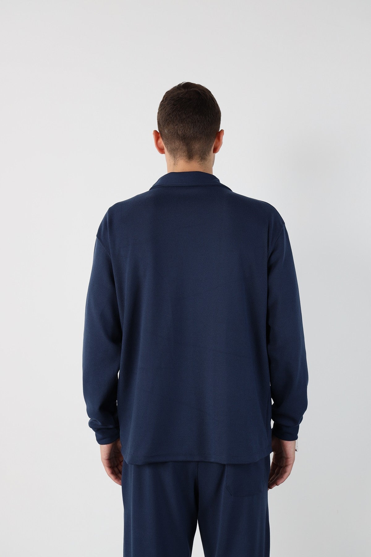 Oversize Zippered Ottoman Sweatshirt