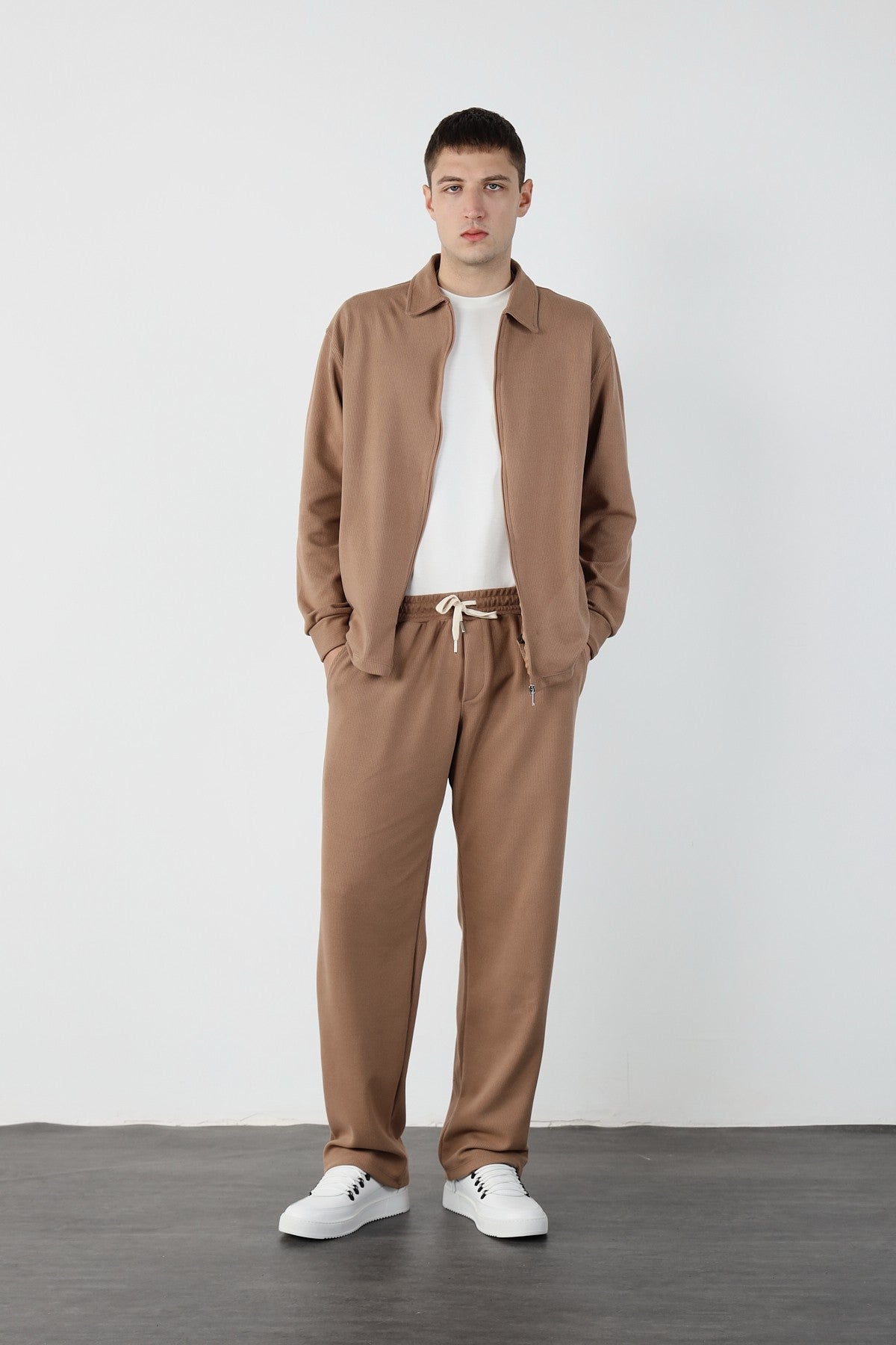 Oversize Zippered Ottoman Sweatshirt