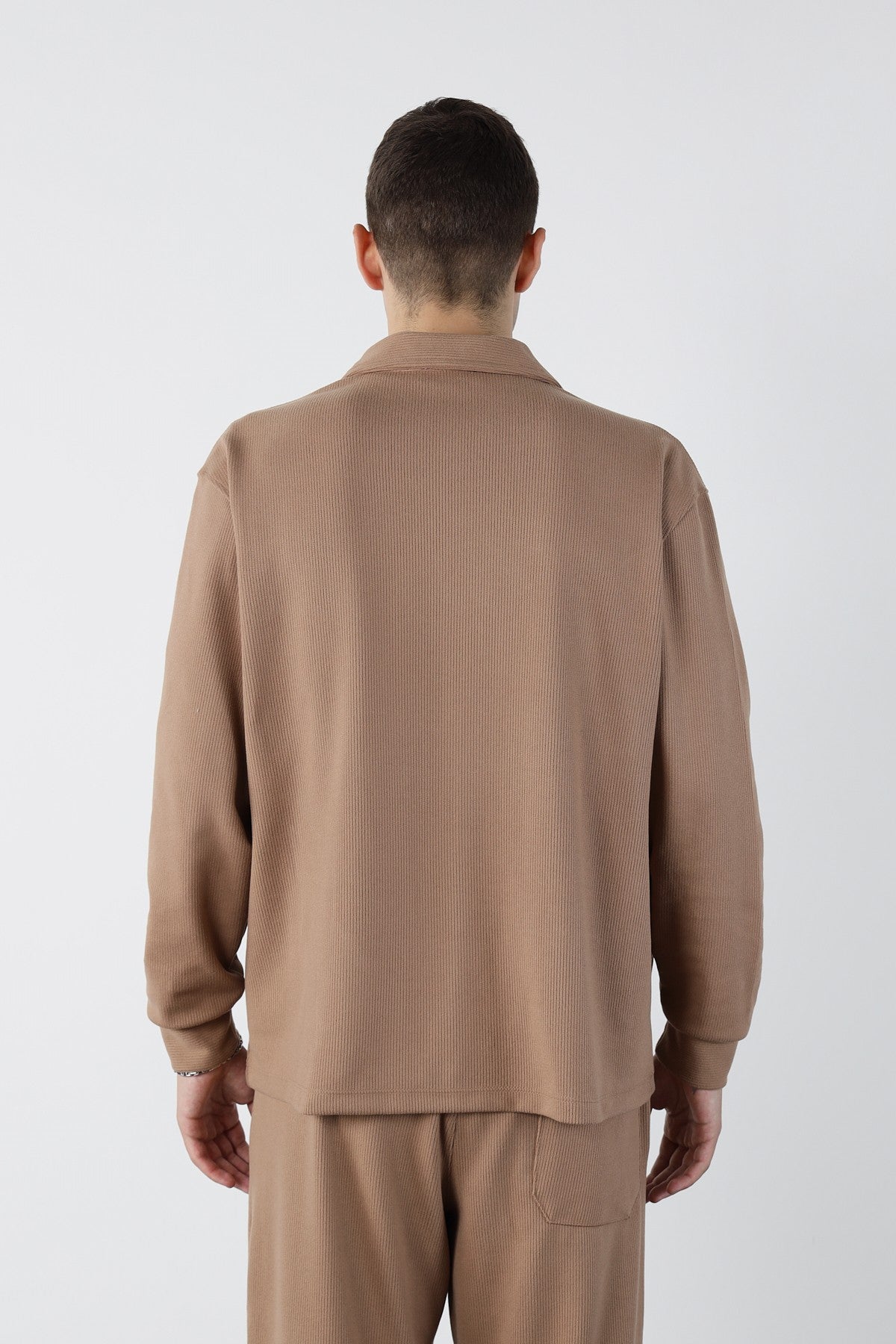 Oversize Zippered Ottoman Sweatshirt