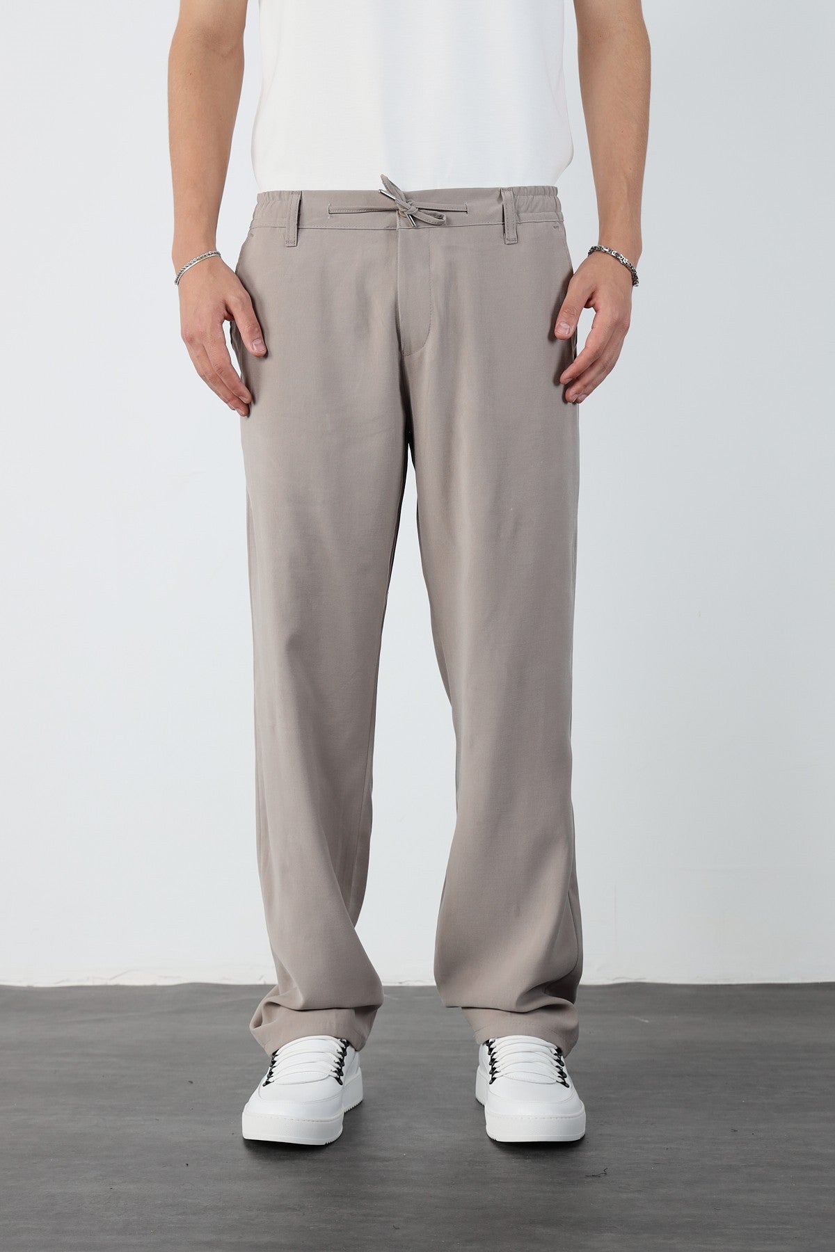 Baggy Modal Fabric Mens Trousers