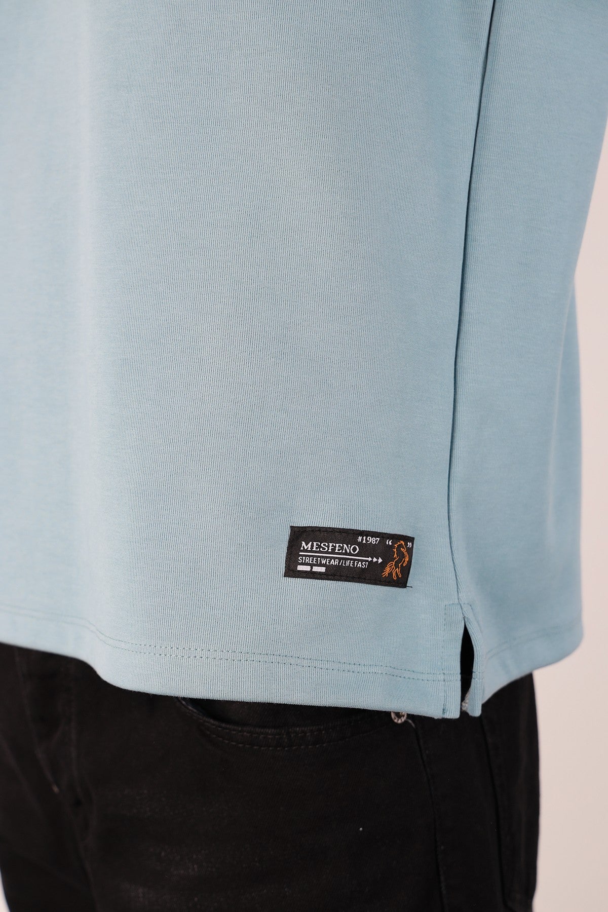 Half Zipper Oversize Mens Sweatshirt